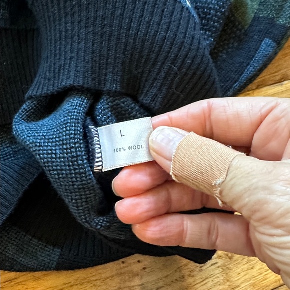 Vtg St Croix abstract 3D wool sweater - Picture 4 of 6